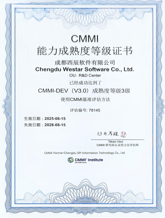 CMMI3 软件能力成熟度认证
